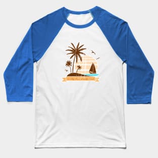 Salty Hair Sandy Toes - Beach Life - Summer Baseball T-Shirt